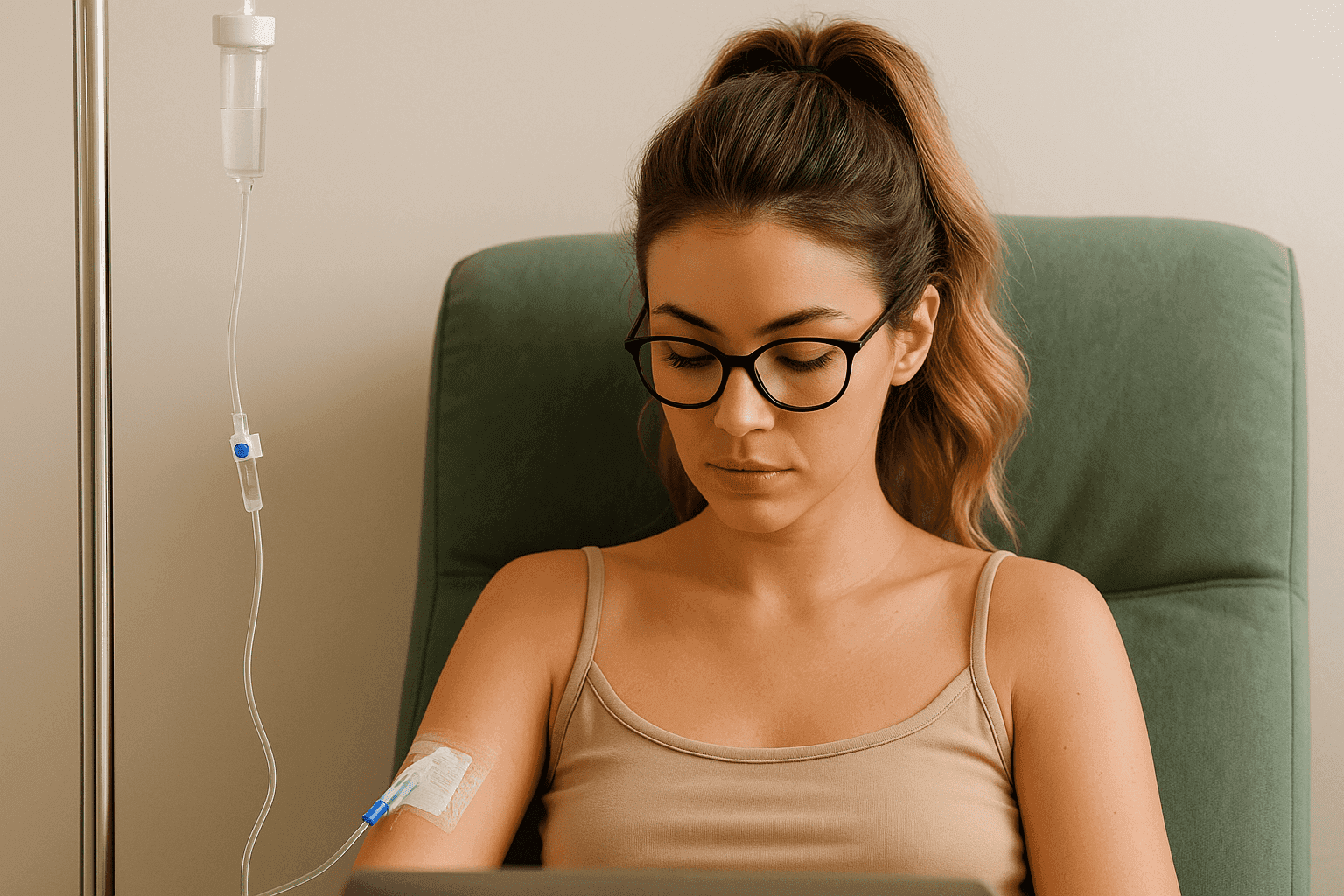 l tempo che si ferma: pensieri durante la flebo